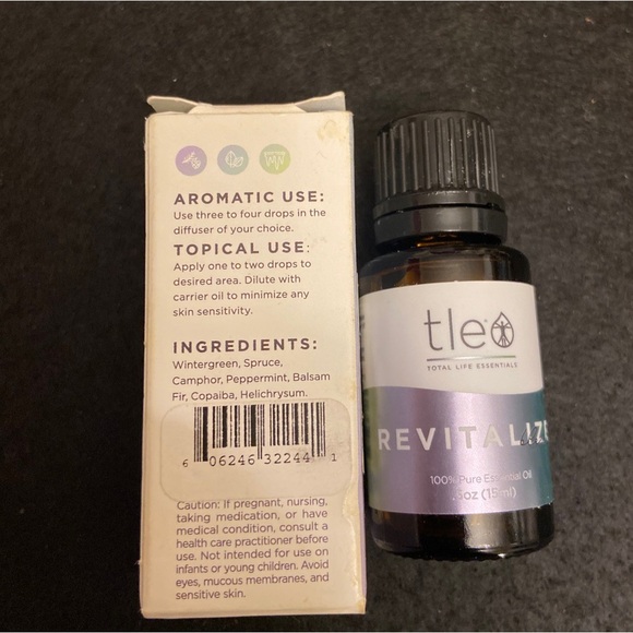 TLEO Revitalize Blend Pure Essential Oil 0.5oz - Picture 2 of 2